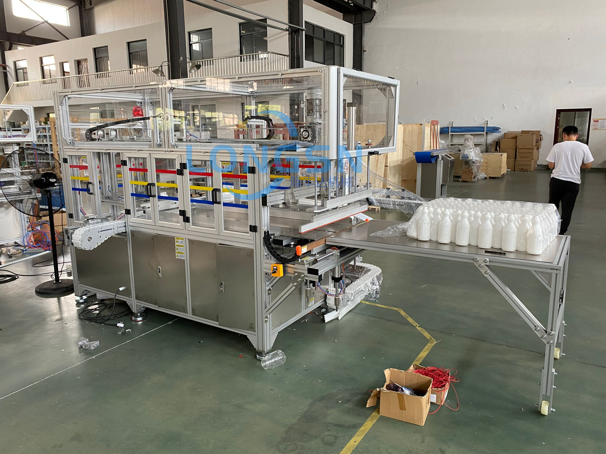 Automatic Small Plastic Pp Hdpe Pet Bottle Bagging Packaging Machine With Cheap Price From China